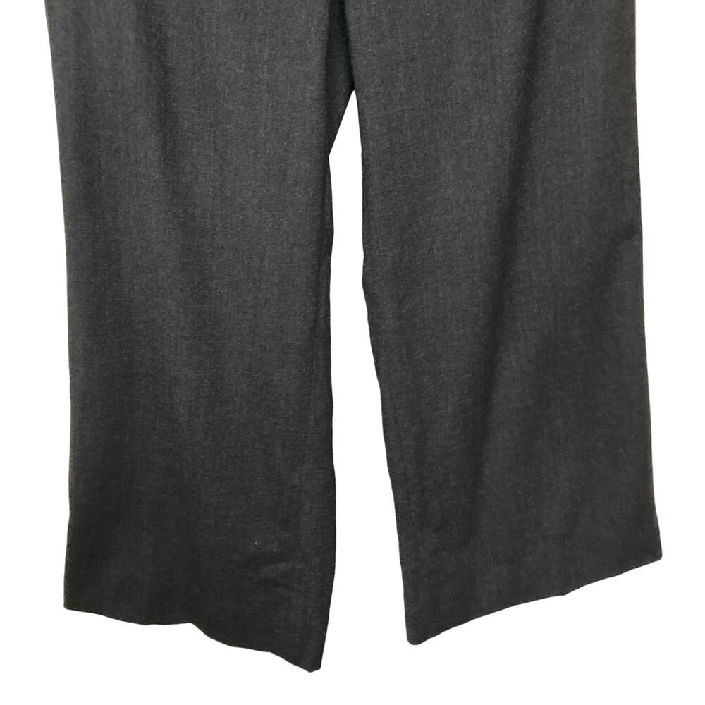 Eileen Fisher Wool Gray Wide Leg Palazzo Dress Pants High Rise Pockets Size XS - Picture 5 of 16
